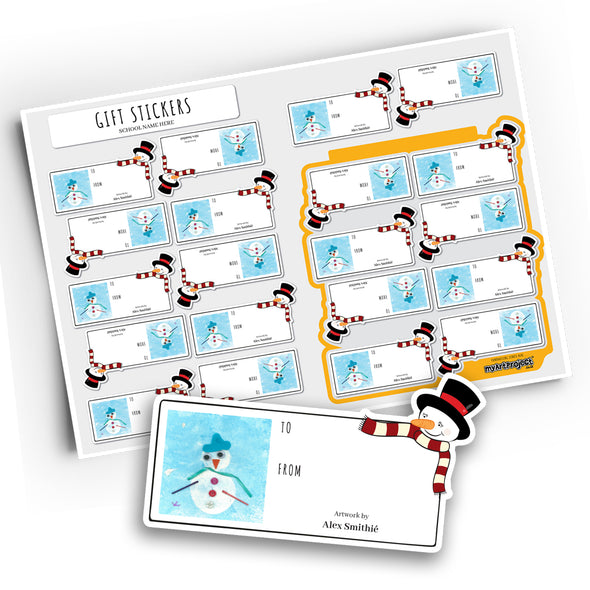 Wrapping Paper and Gift Stickers