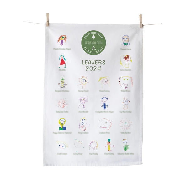 Little Wild Tribe Leavers Tea Towel