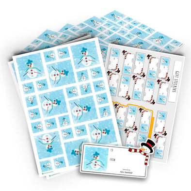 Wrapping Paper and Gift Stickers